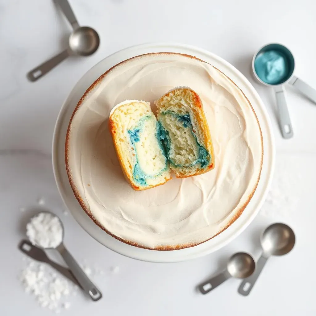 Adapting the Recipe: Making a 6Inch Small Gender Reveal Cake