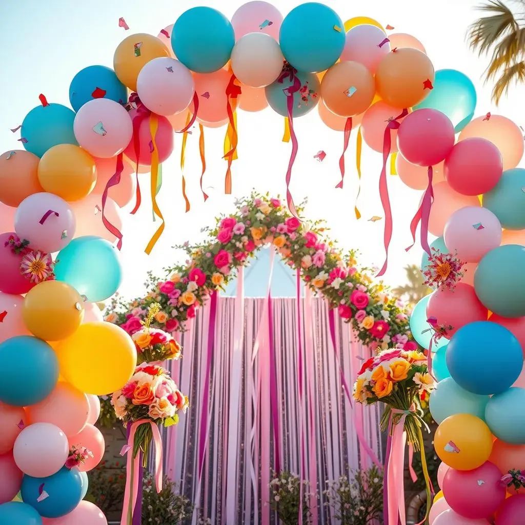 Adding Extra Flair: Cute Gender Reveal Balloon Arch Decorations