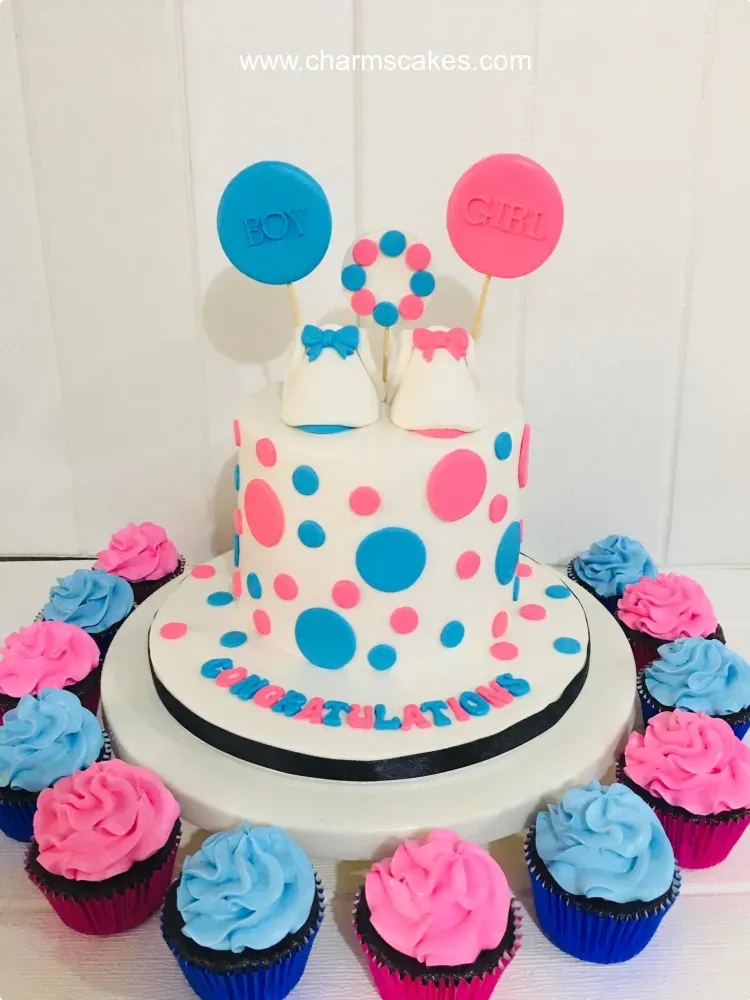 Beyond the Bake: Serving Your Easy Gender Reveal Cake