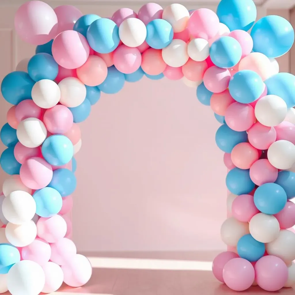 Choosing the Perfect Colors for Your Cute Gender Reveal Balloon Arch