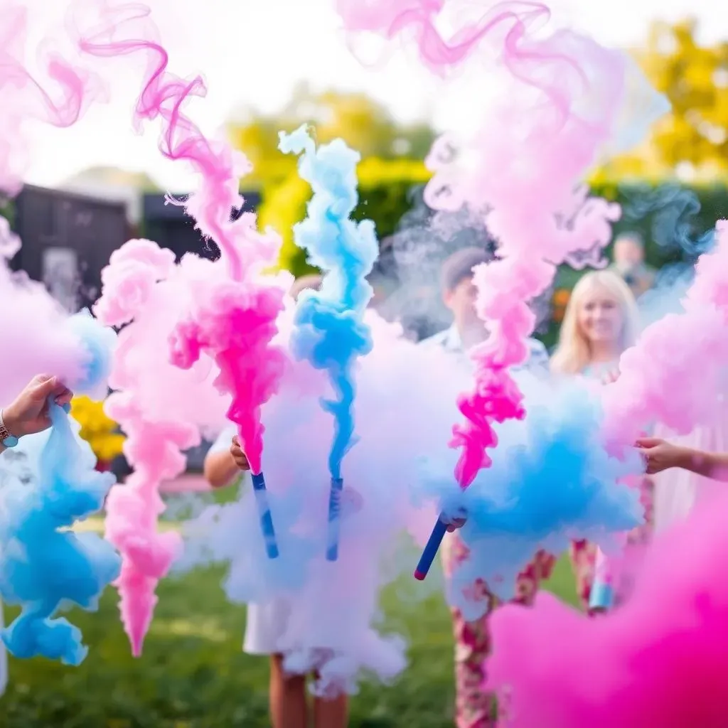 Choosing the Perfect Gender Reveal Smoke Bombs for Decoration