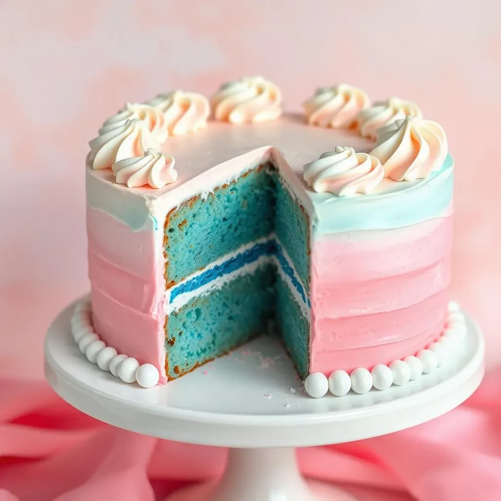 Classic Gender Reveal Cake Ideas: Pink vs. Blue