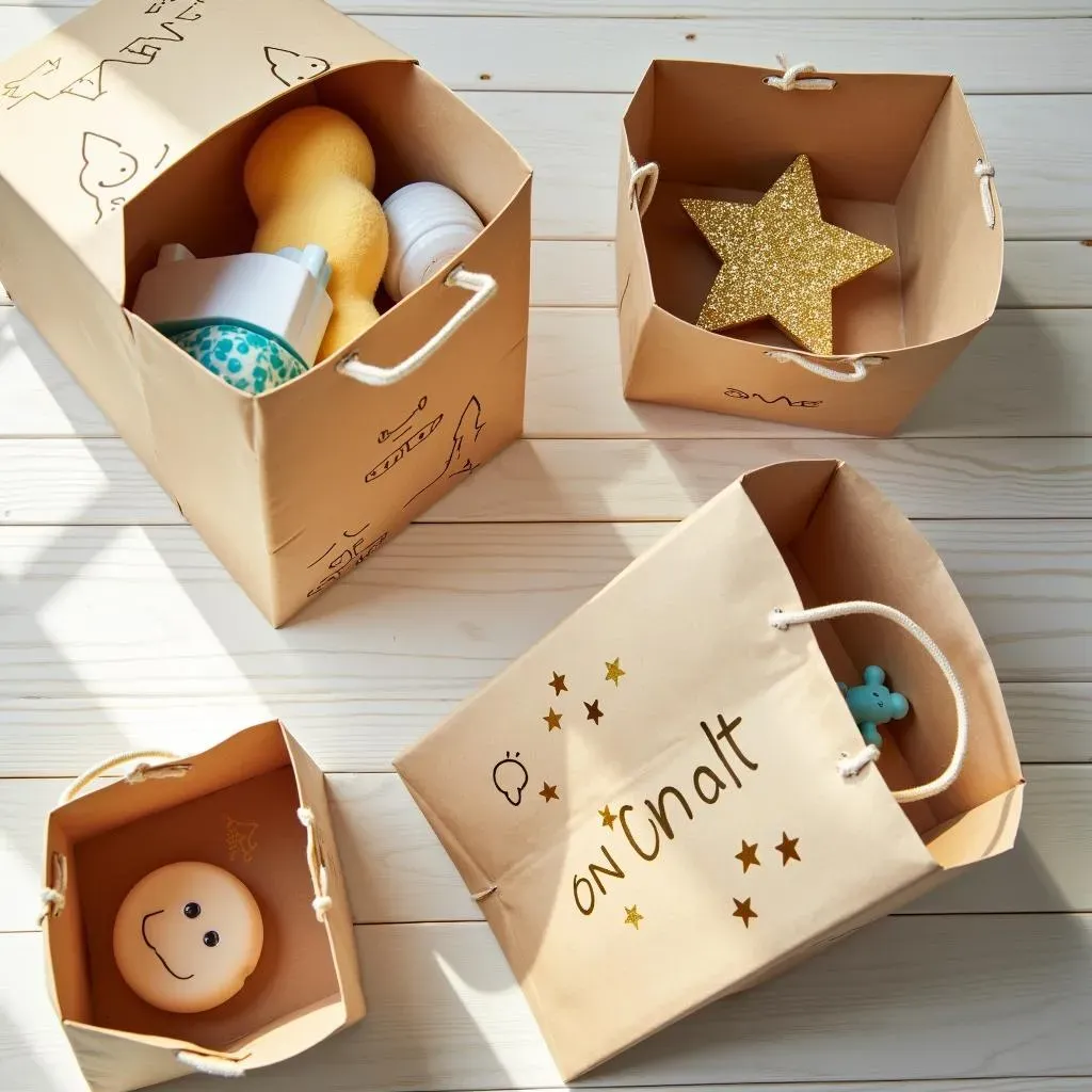 Crafty & Unique Gender Reveal Gift Bags Ideas