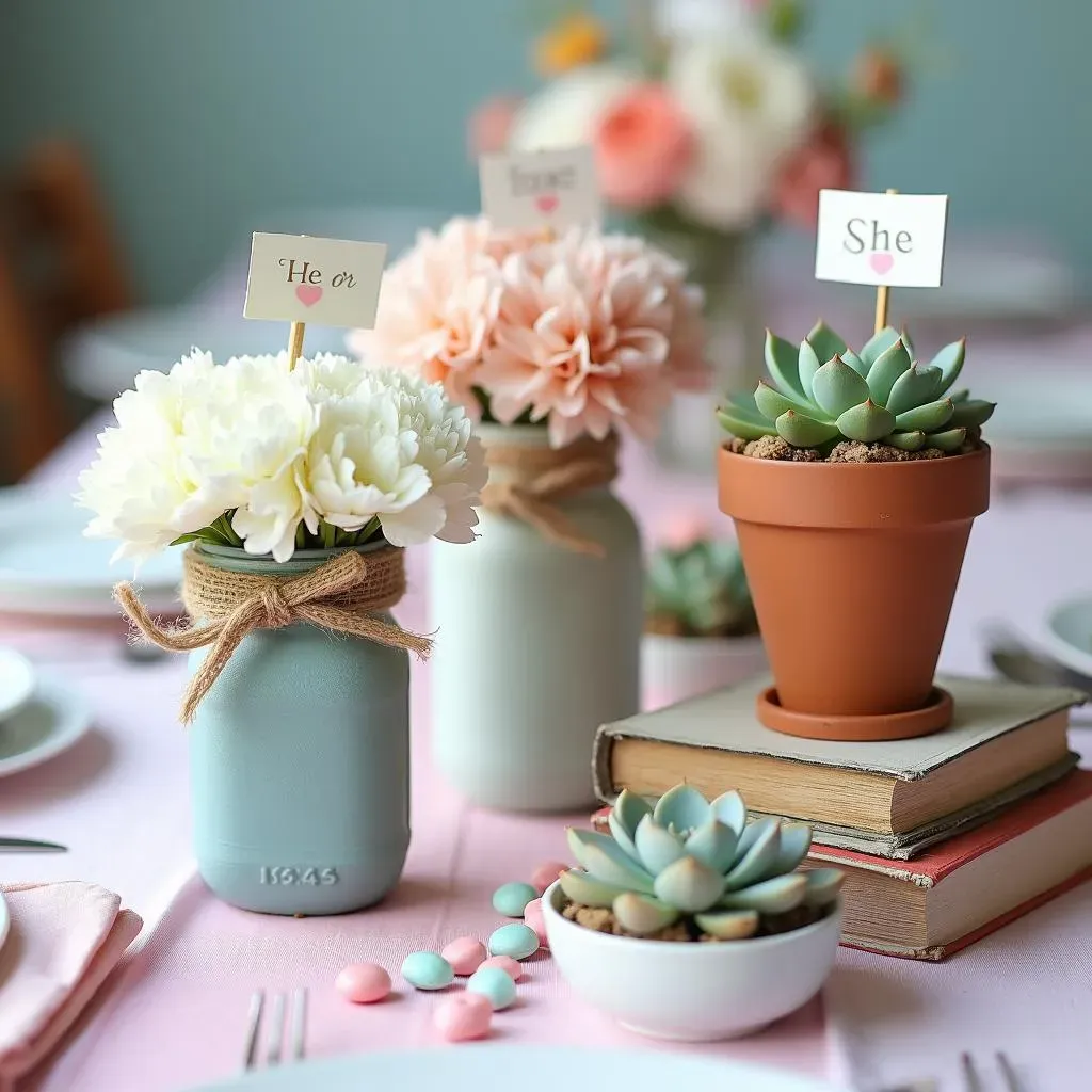 Creative Centerpieces for Your Gender Reveal Table