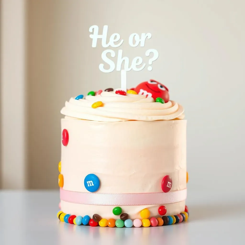 Creative Decorating Ideas for Your M&M Gender Reveal Cake