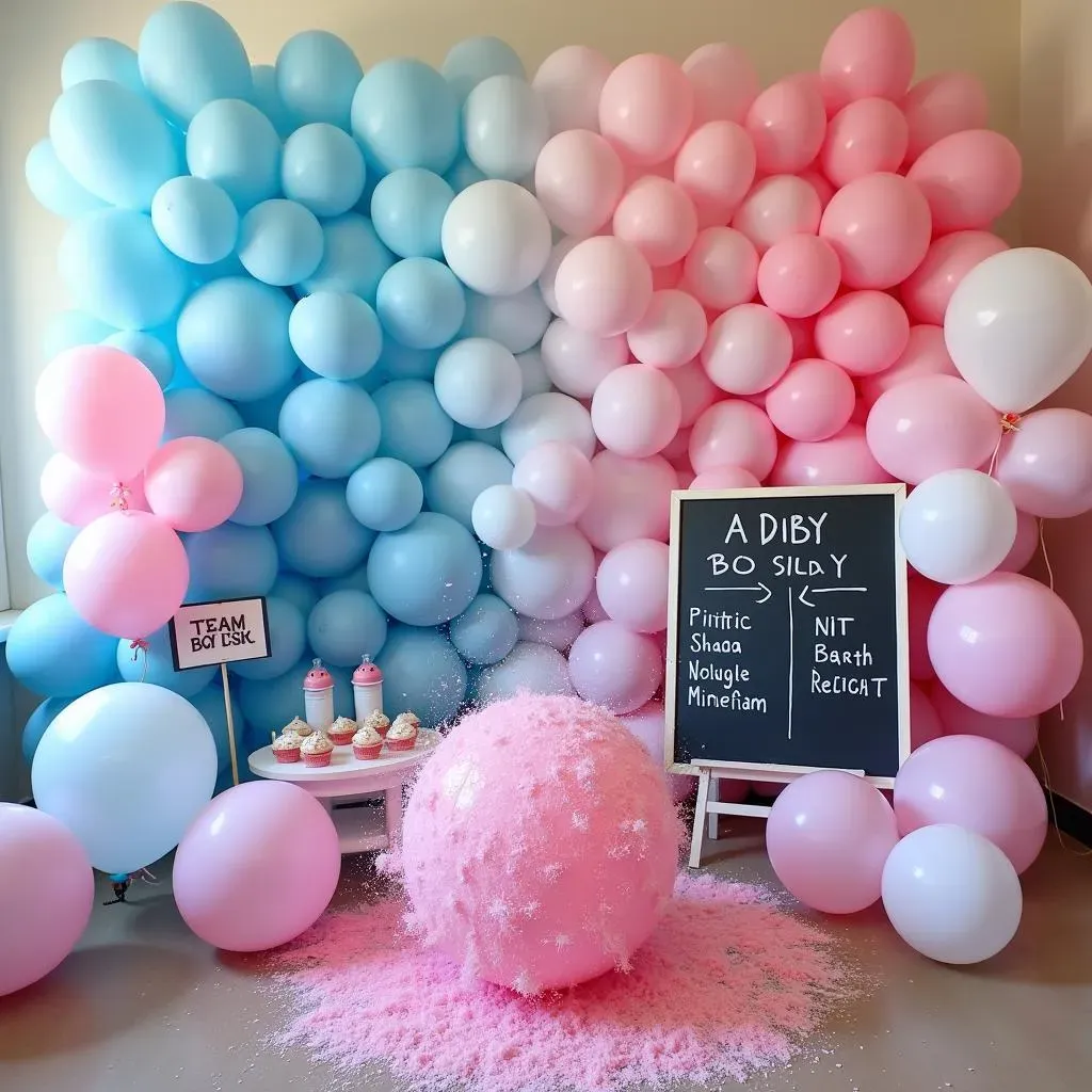 Creative Gender Reveal Decoration Ideas from Pinterest