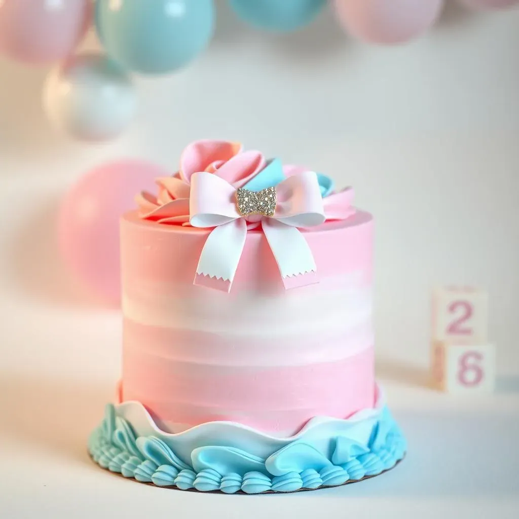 Creative Gender Reveal Smash Cake Designs