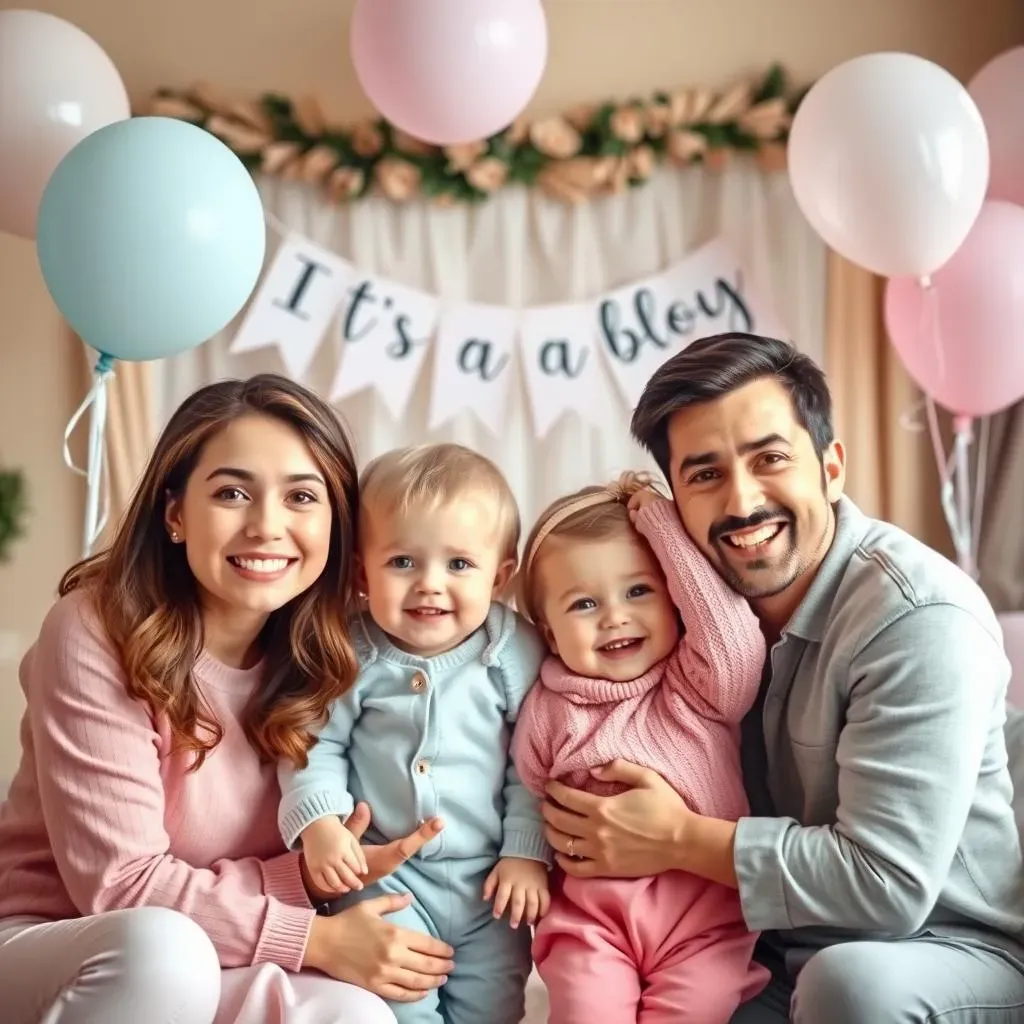 Cute Gender Reveal Ideas at Home: Involving Siblings