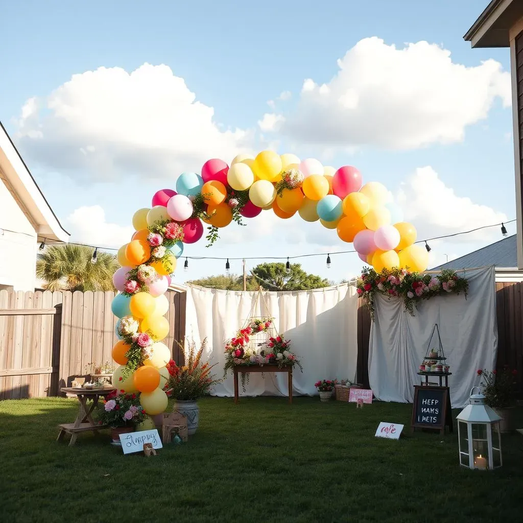 Cute Gender Reveal Ideas for a Backyard Party: Decorations and Ambiance