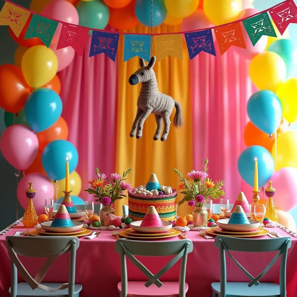Decorate with a Bang: Mexican Fiesta Gender Reveal Decorations