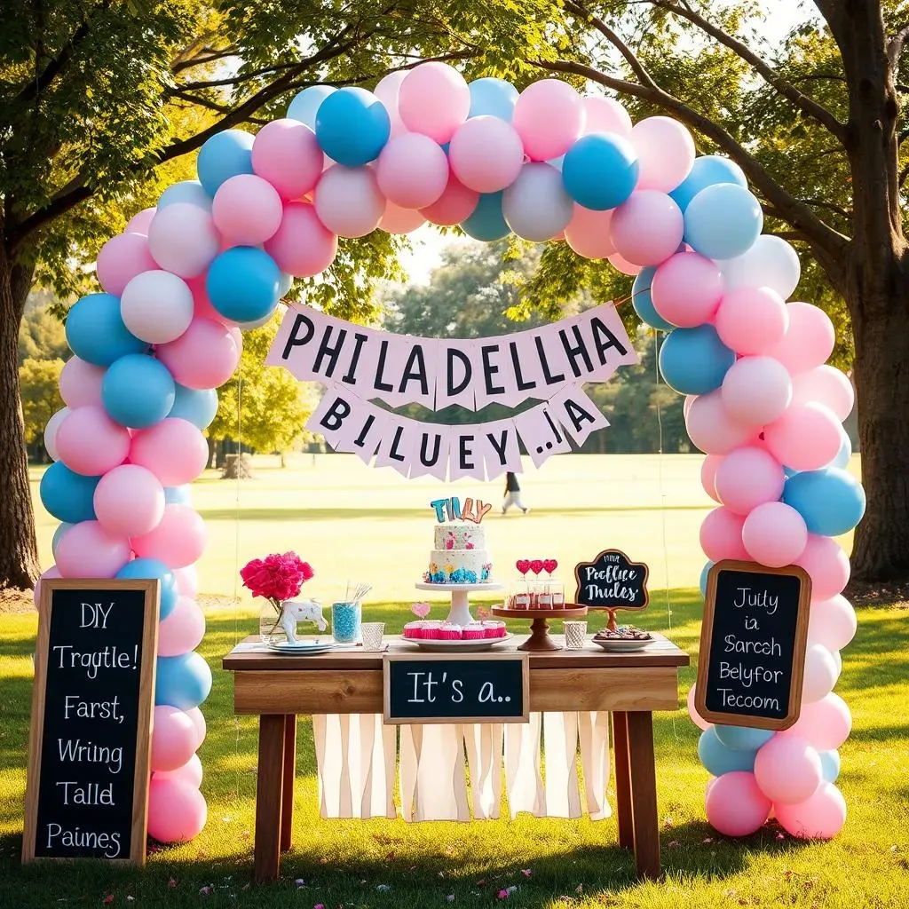 DIY Decorations and Creative Ideas for Your Gender Reveal Party in Philadelphia