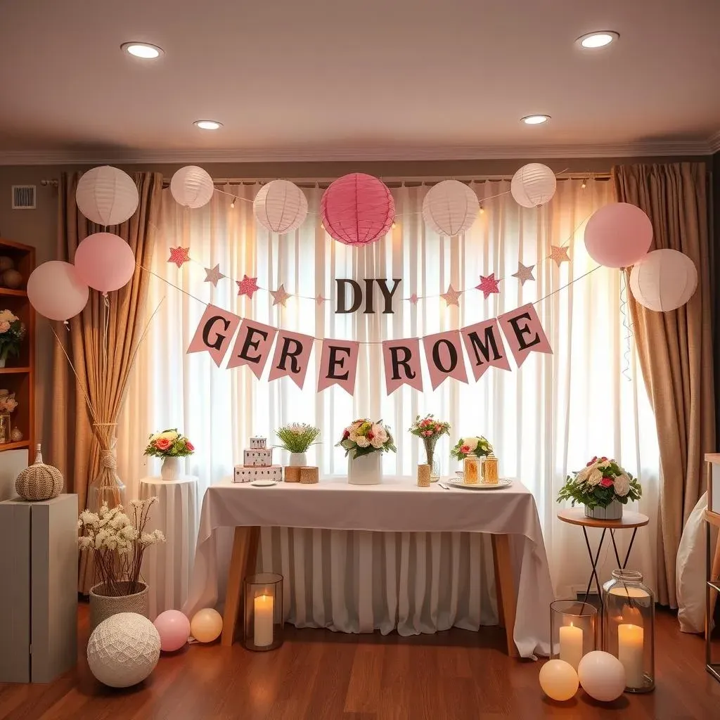 DIY Delight: Crafting Unique Gender Reveal Decorations for an Indoor Celebration