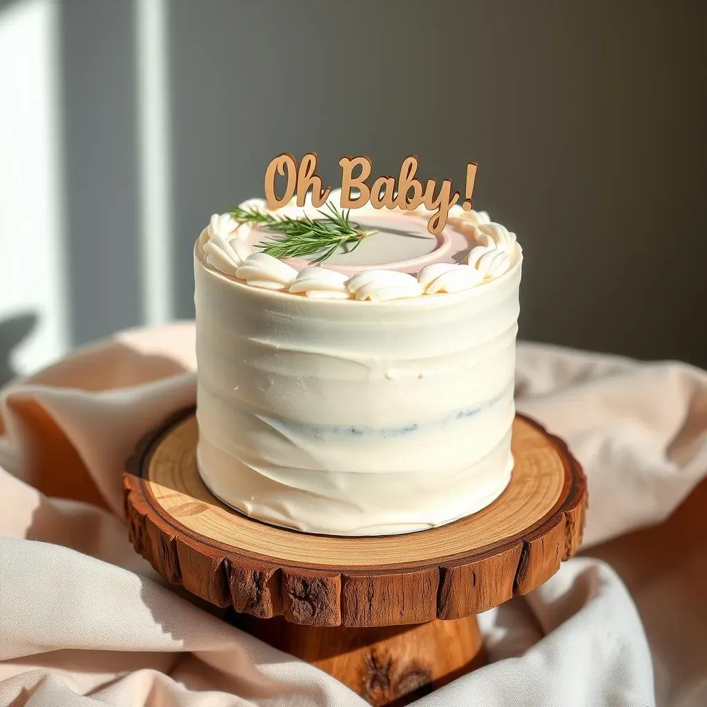 DIY Delight: Simple Decorations for Gender Reveal Cakes with Neutral Themes