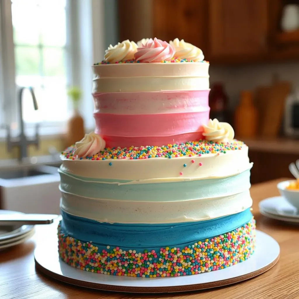 DIY Gender Reveal Cake Ideas: Baking at Home