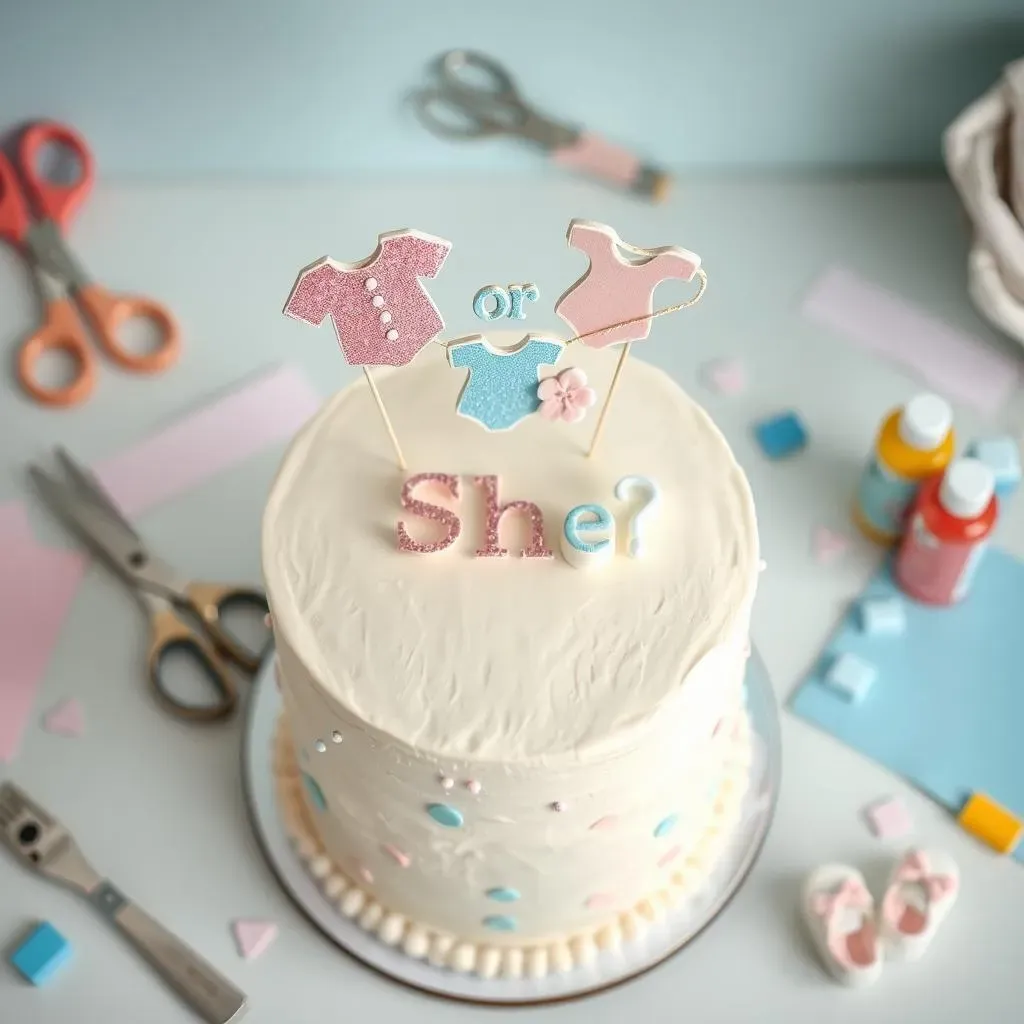 DIY Gender Reveal Cake Topper Ideas for a Personal Touch