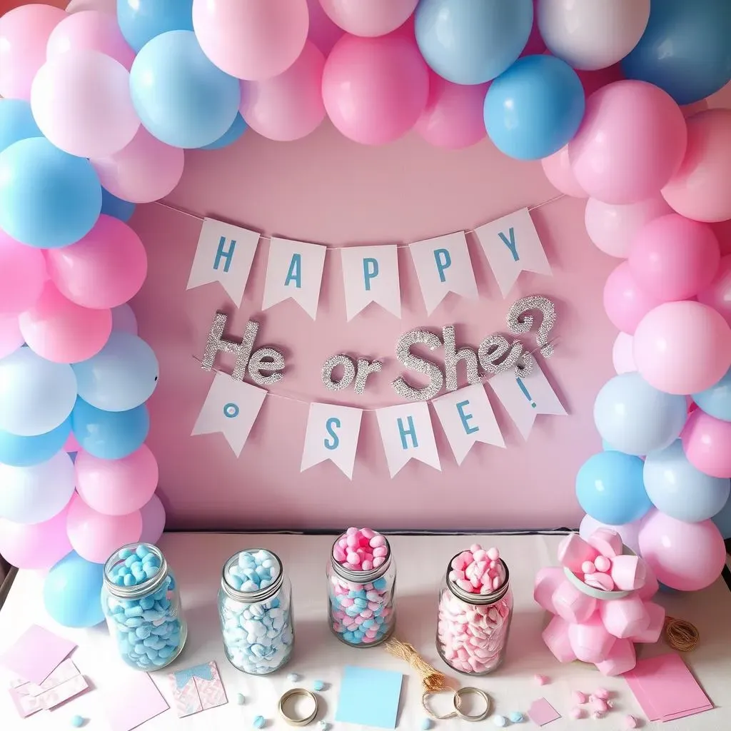 DIY Gender Reveal Decorations Inspired by Pinterest