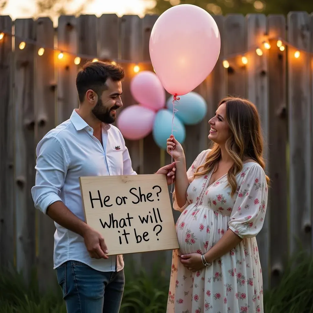 DIY Gender Reveal Photography Ideas