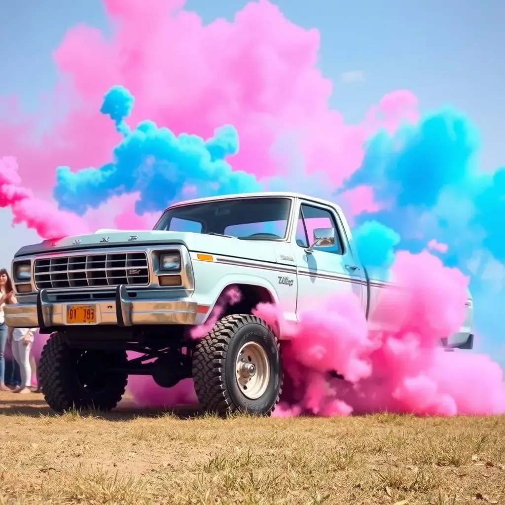 DIY Truck Gender Reveal: Smoke, Powder & More