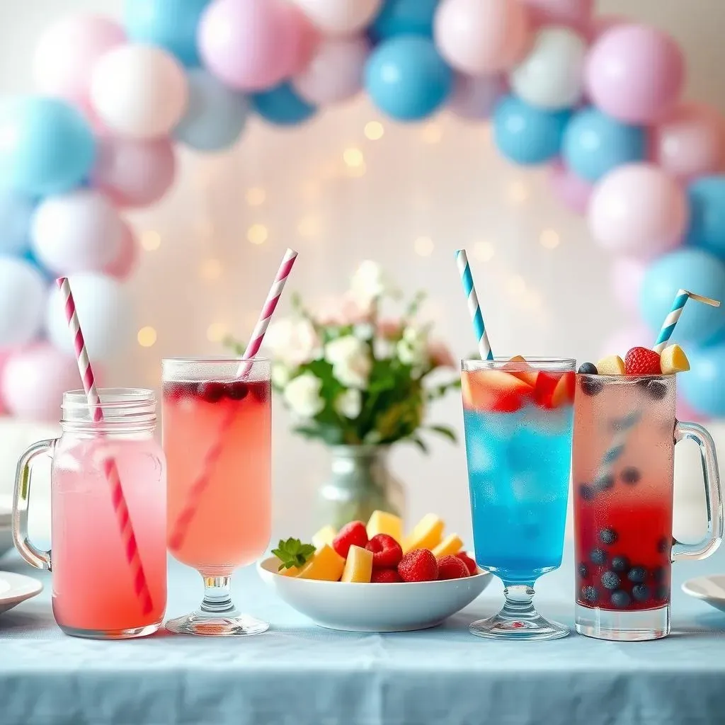Drinks & Decor: Completing Your Gender Reveal Lunch Party