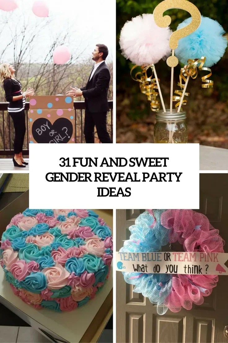 Awesome fun gender reveal ideas: Simple & unique ways