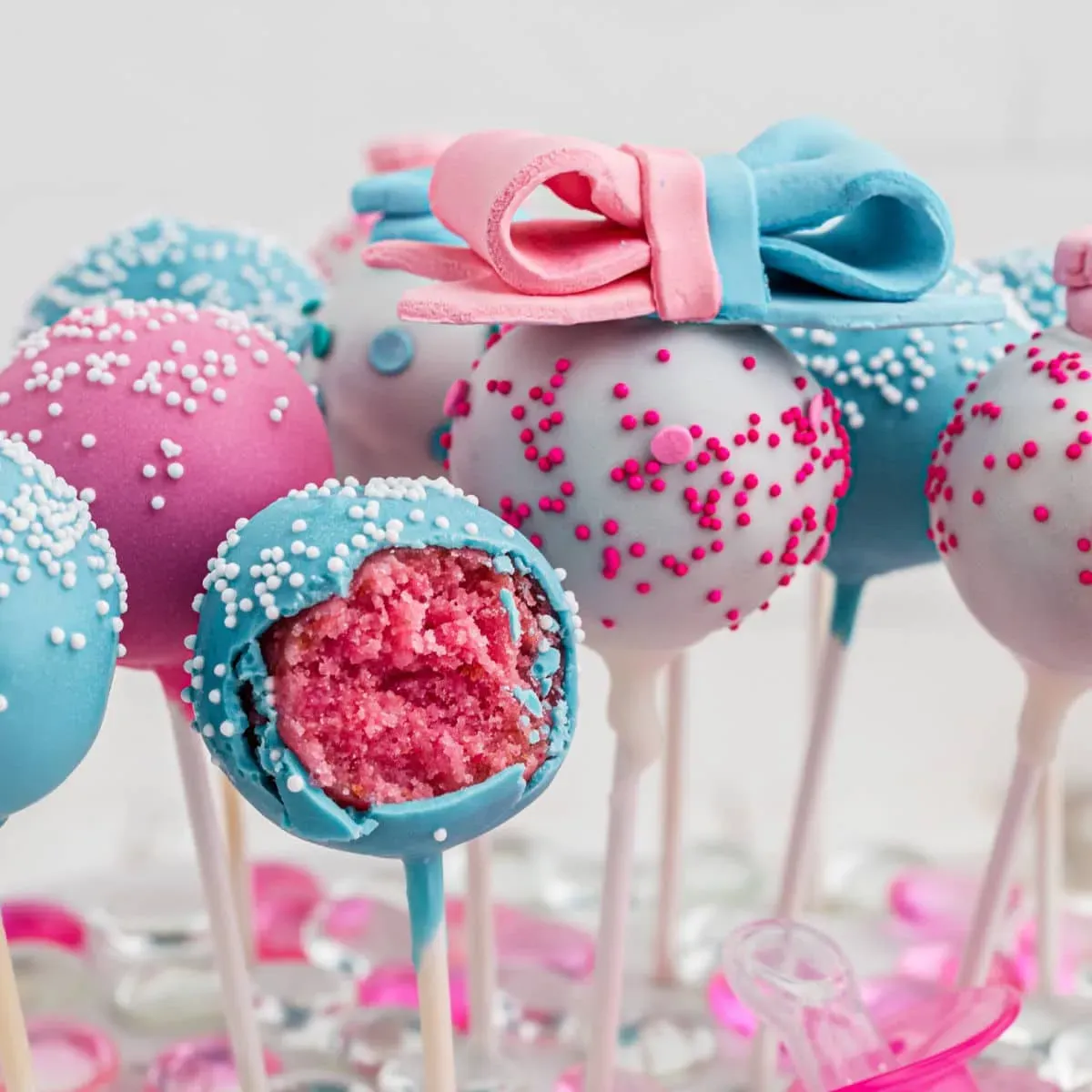 Easy & Fun Gender Reveal Cake Pops Ideas