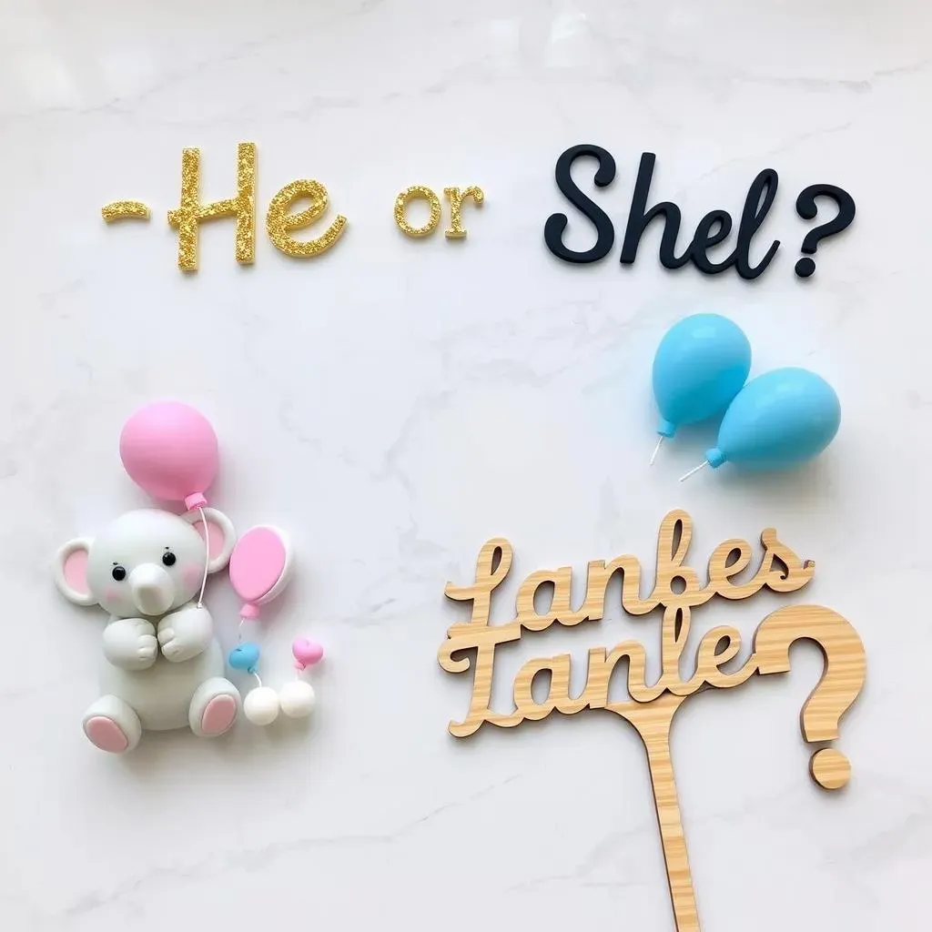 Ultimate Gender Reveal Cake Topper Ideas: Party Inspiration
