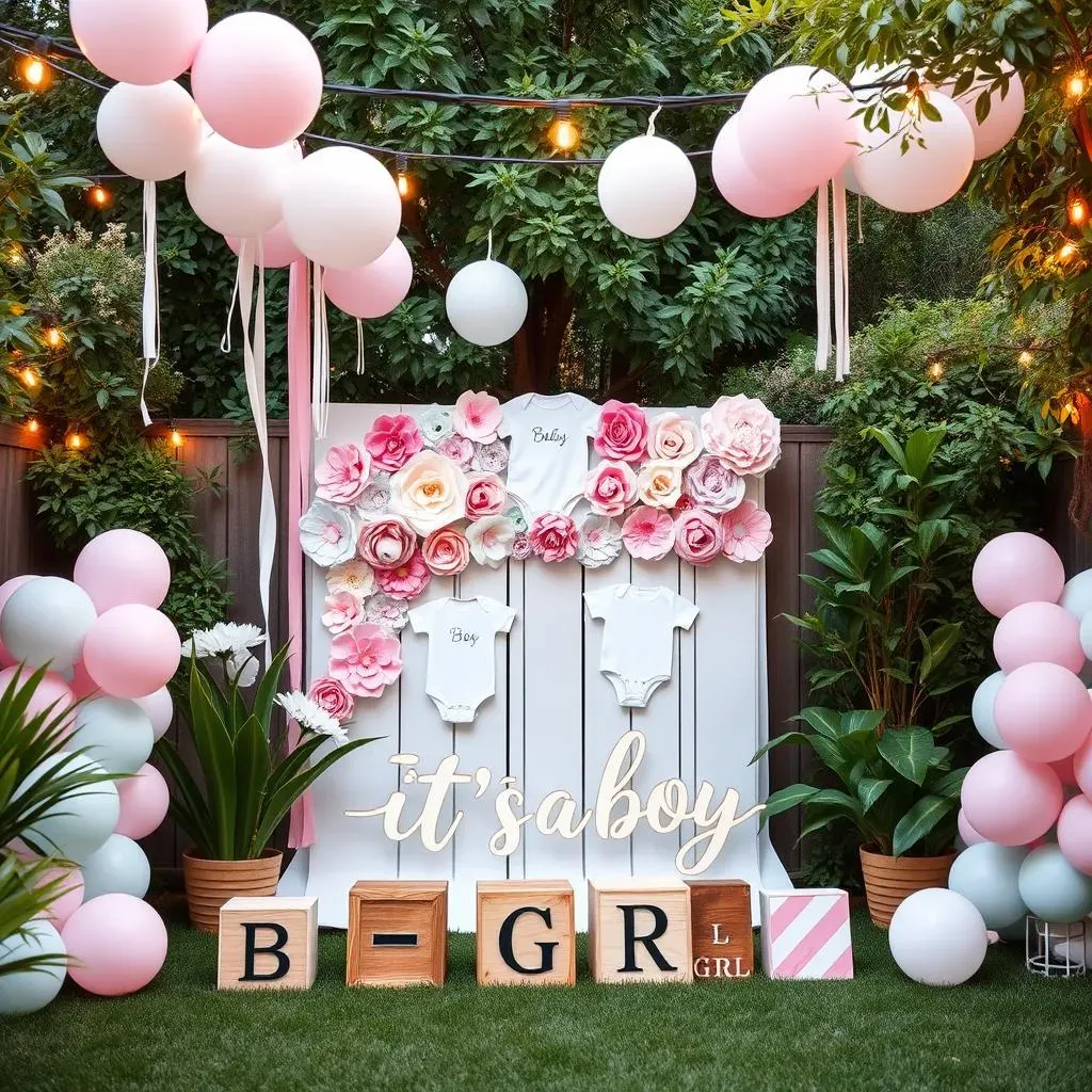 Ultimate Gender Reveal Decorations for Backyard