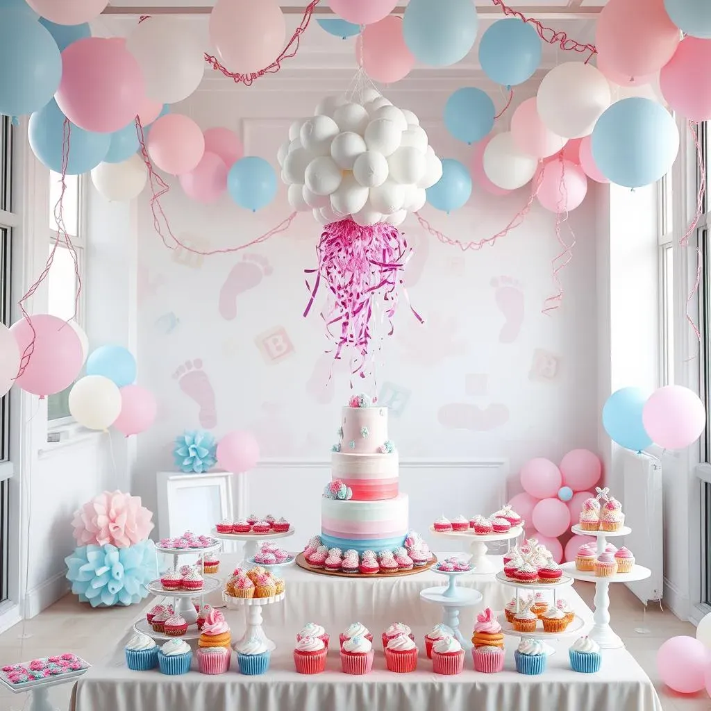 Amazing Gender Reveal Decorations for Indoor Party