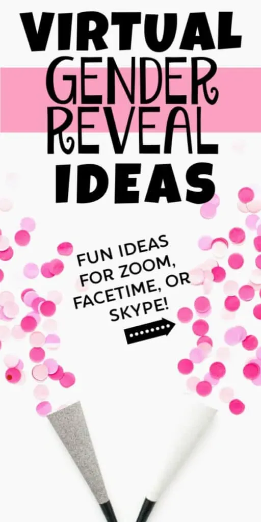 Simple & Fun gender reveal ideas virtual for anyone