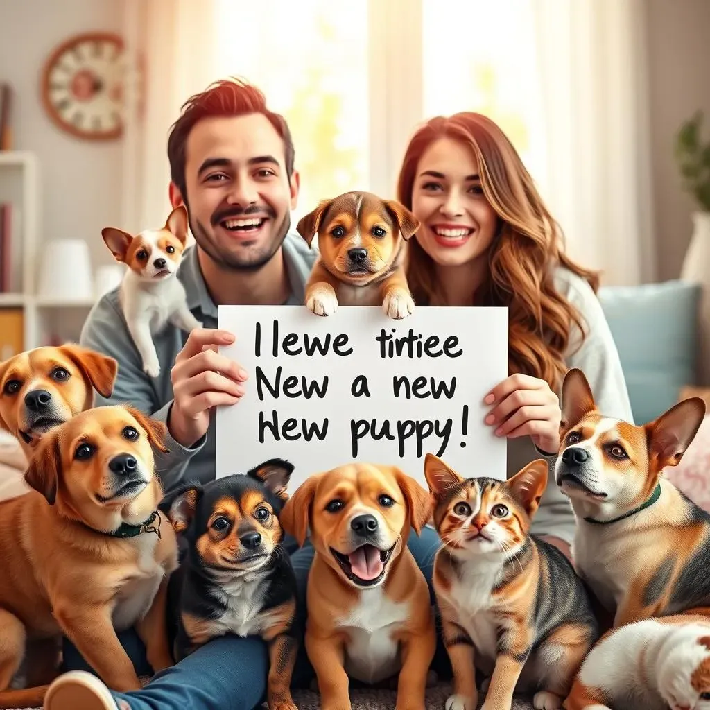 Amazing Gender Reveal Photography with Pets: New Puppy Surprise!