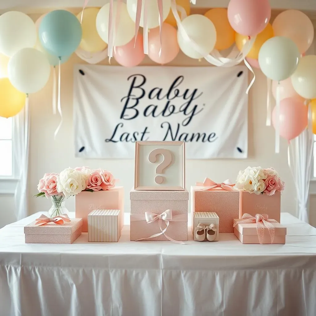 Awesome Gender Reveal Table Decorations