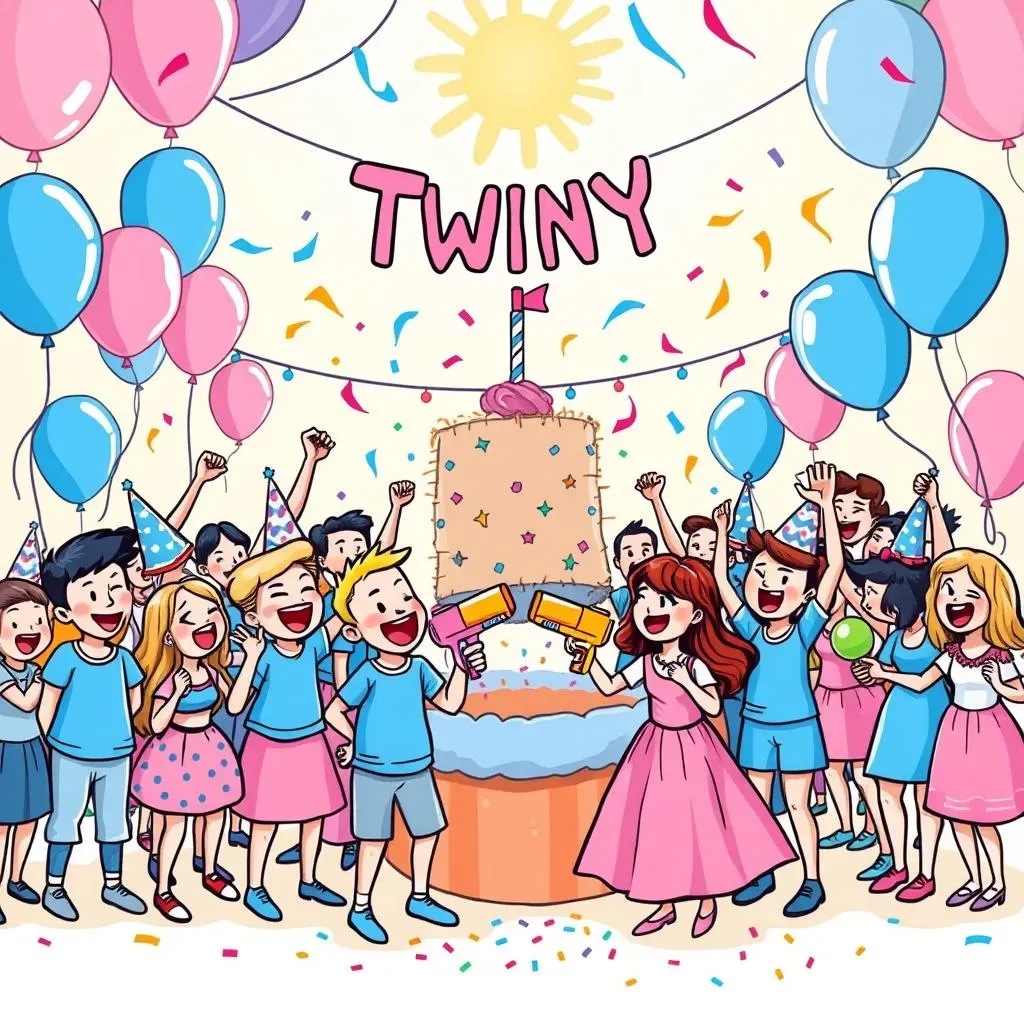 Interactive Twin Gender Reveal Party Ideas: Games and Activities
