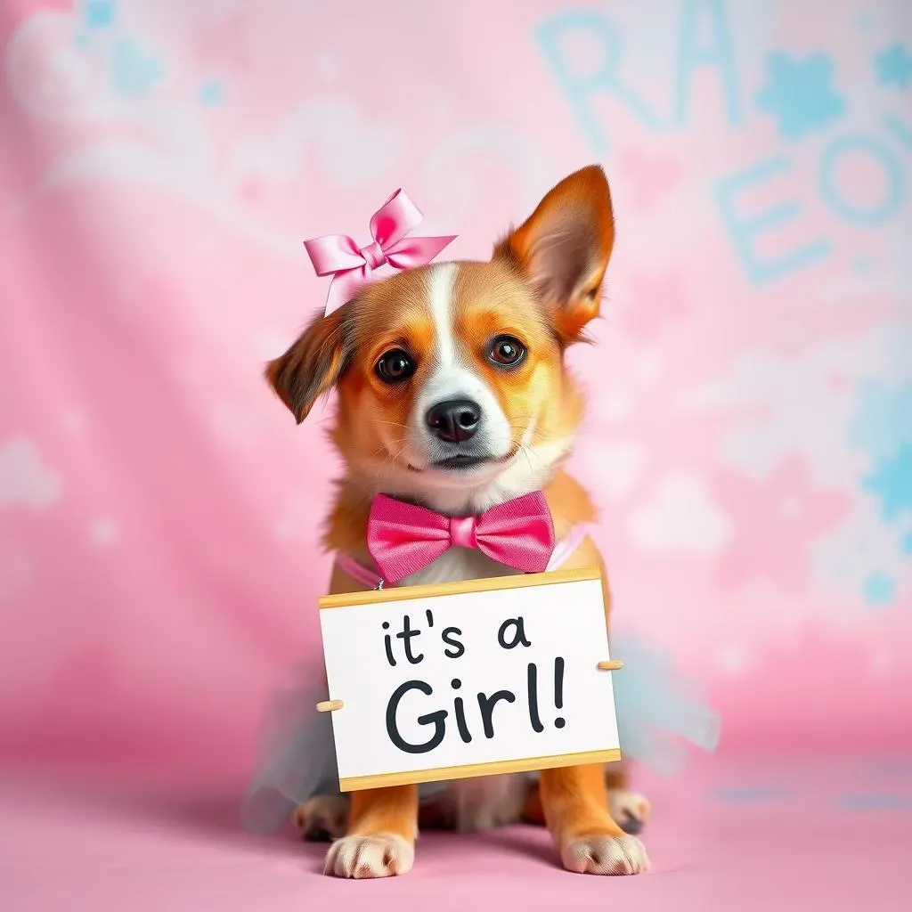 Involving Your Dog in a Simple Gender Reveal