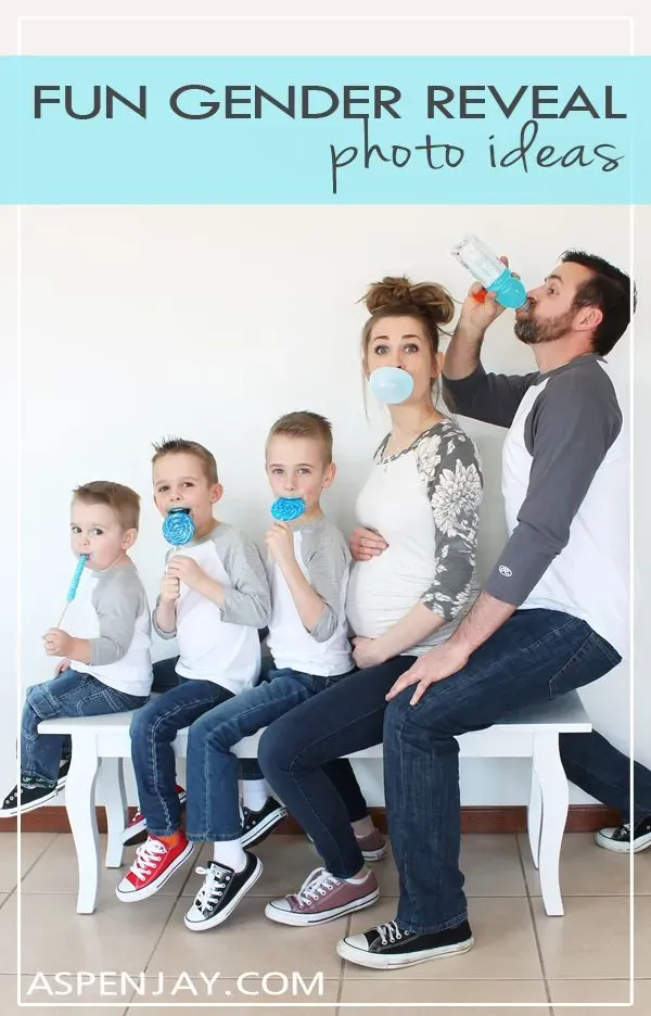 More Simple Gender Reveal Ideas with Sibling Fun