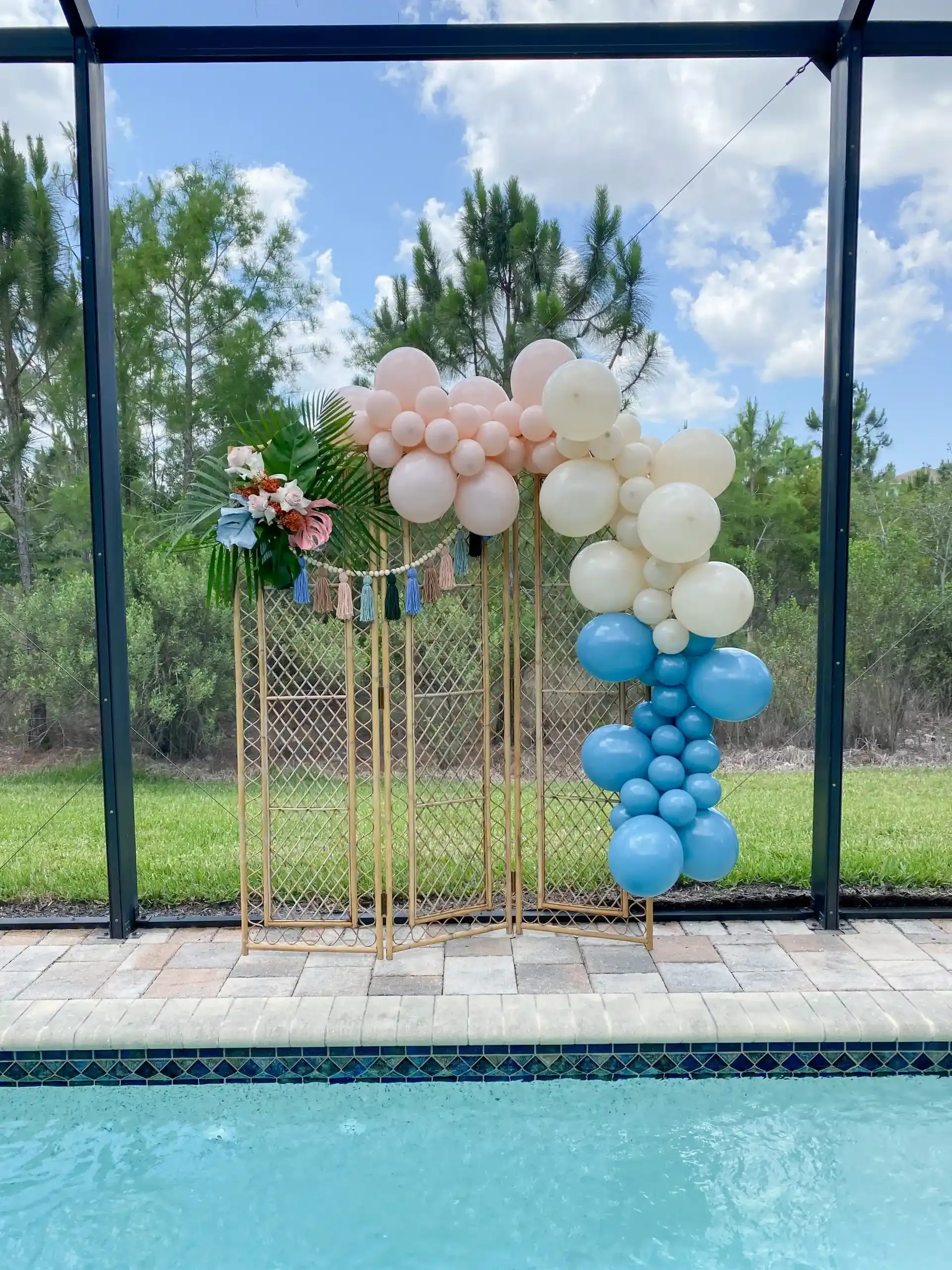 Creative & Easy outdoor gender reveal decoration ideas