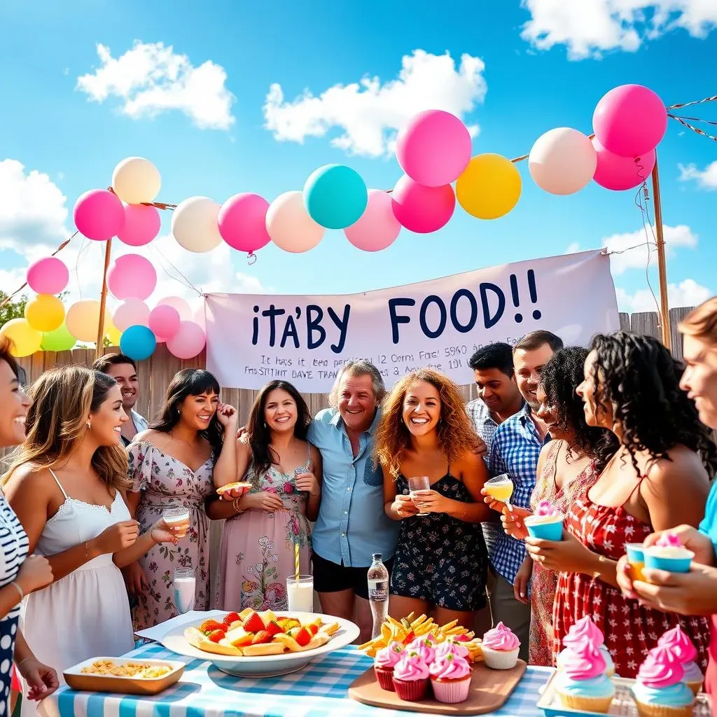 Party Games and Eats: Making Your Outdoor Reveal a Blast