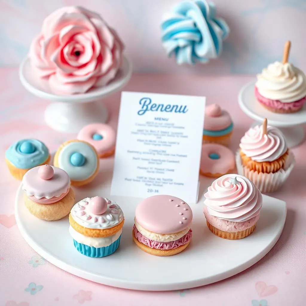 Pink and Blue Gender Reveal Menu Ideas: A Classic Twist