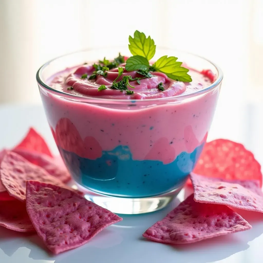 Pink & Blue Perfection: Classic Dips Reimagined