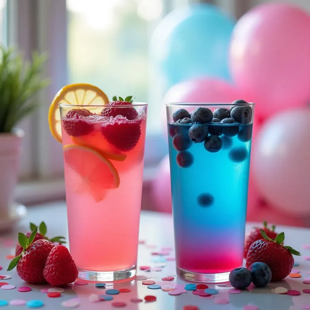 Pink & Blue Punch Recipes for Gender Reveals