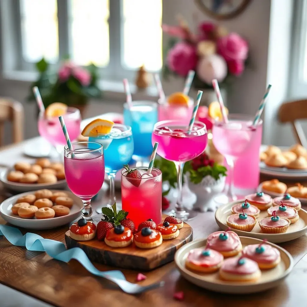 Pink or Blue? Themed Drinks and Savory Bites for a Gender Reveal Party