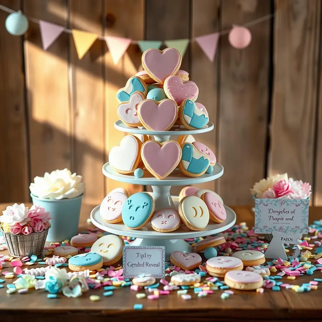 Presenting Your Cute Gender Reveal Cookies: Display, Packaging, and Party Tips