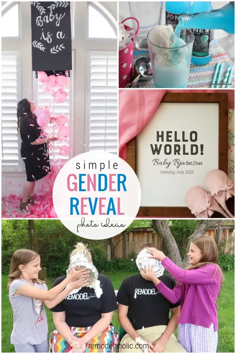 Quick Props & Decor for Your Simple Last Minute Reveal