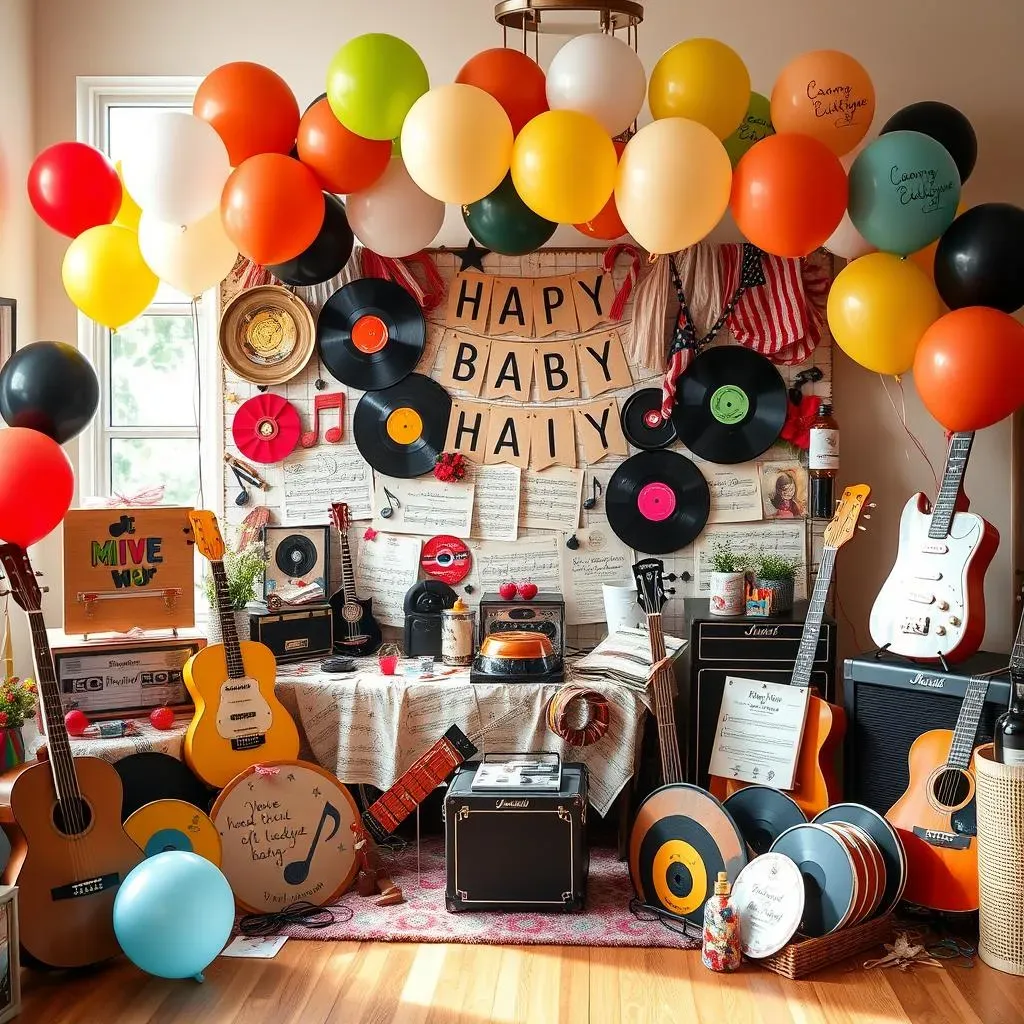 Rocking the Reveal: MusicThemed Decorations and DIY Ideas