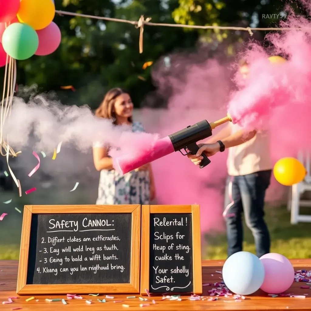 Safe and Fun: Tips for Using Smoke Cannons in Your Gender Reveal