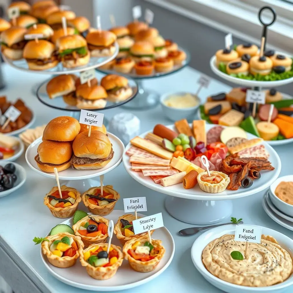 Savory Bites for a Gender Reveal Party Menu