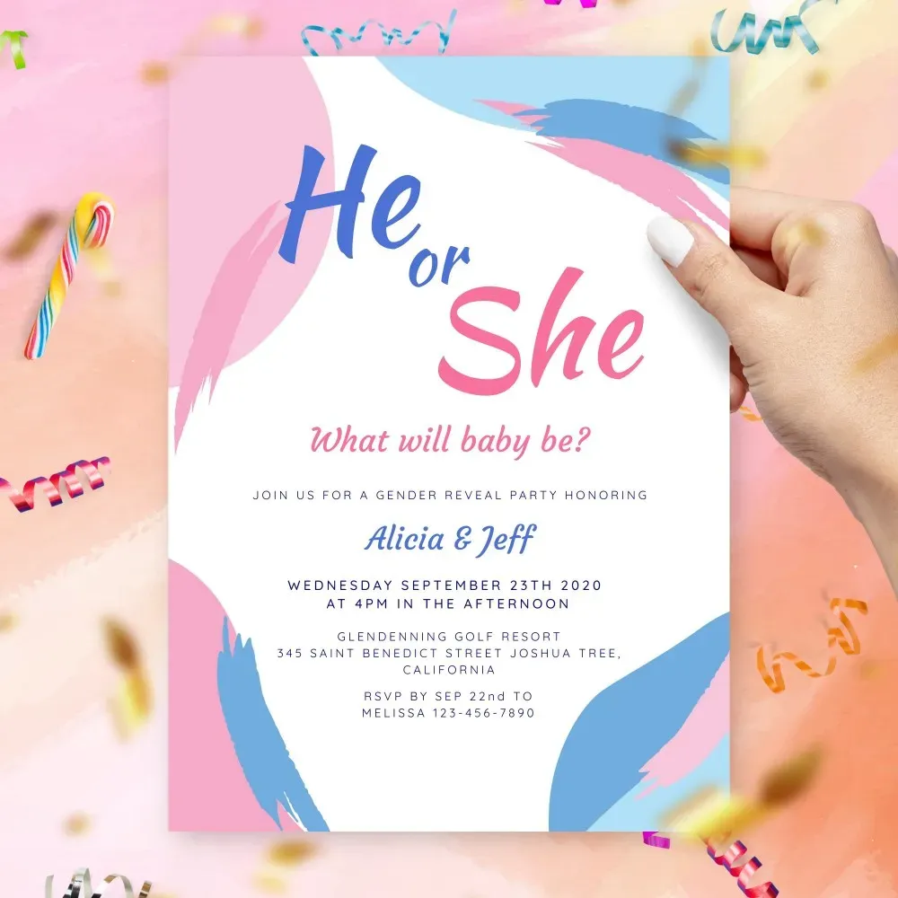 Simple Gender Reveal Invitations: Effortless Ideas