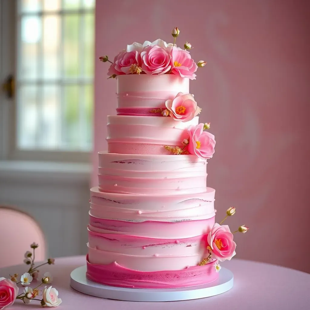 Stunning Gender Reveal Cake Designs for Girls: Pink Perfection