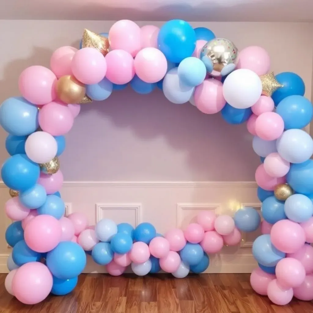 Stunning Gender Reveal Decoration Tutorials: Balloon Arches & Garlands