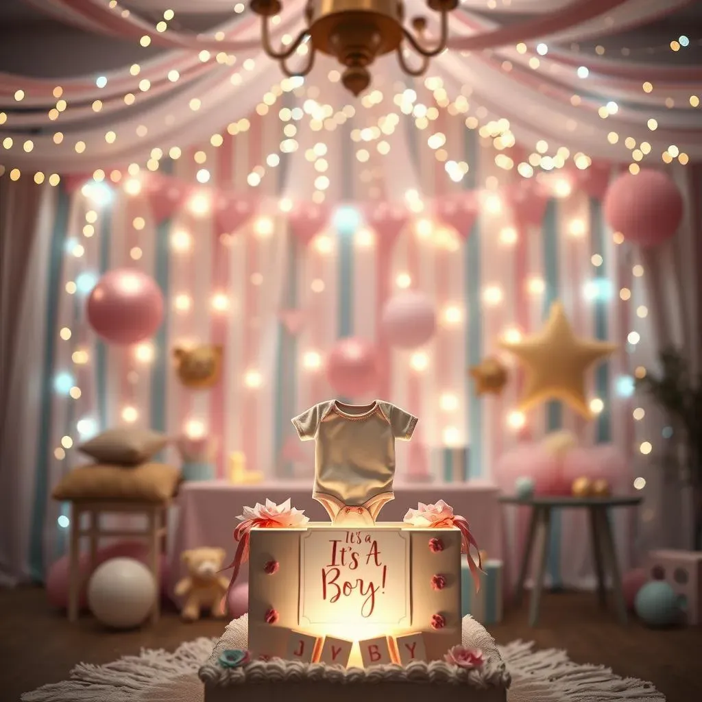 Stunning Gender Reveal Lighting Ideas for Indoor Parties