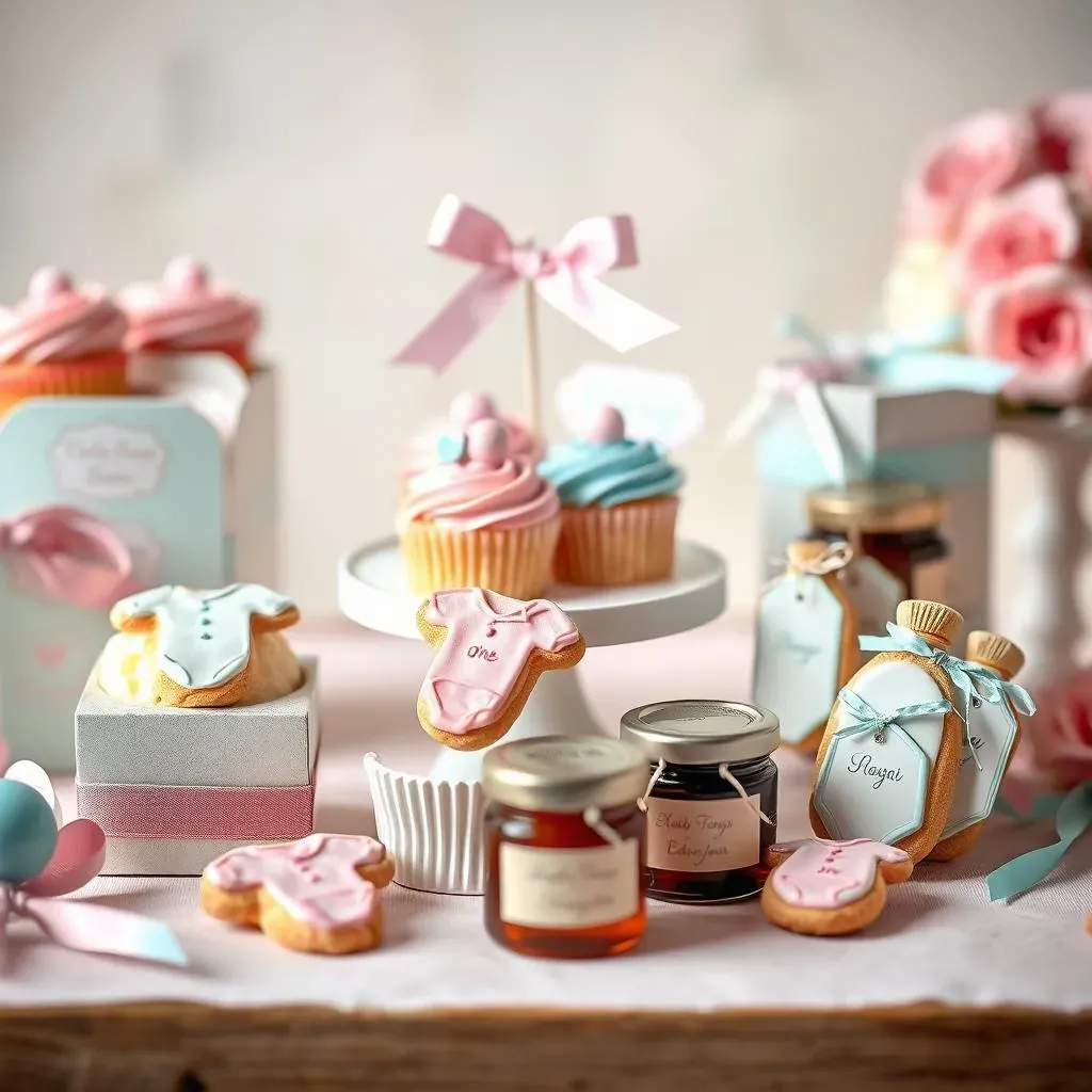 Sweet Treats and Personalized Goodies: Delicious Gender Reveal Favors